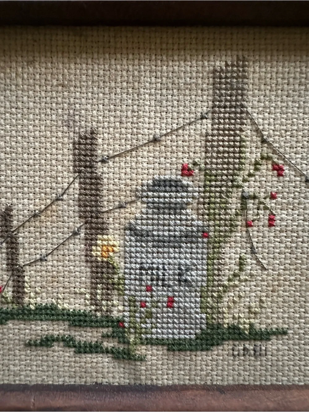 Hand made rustic brown